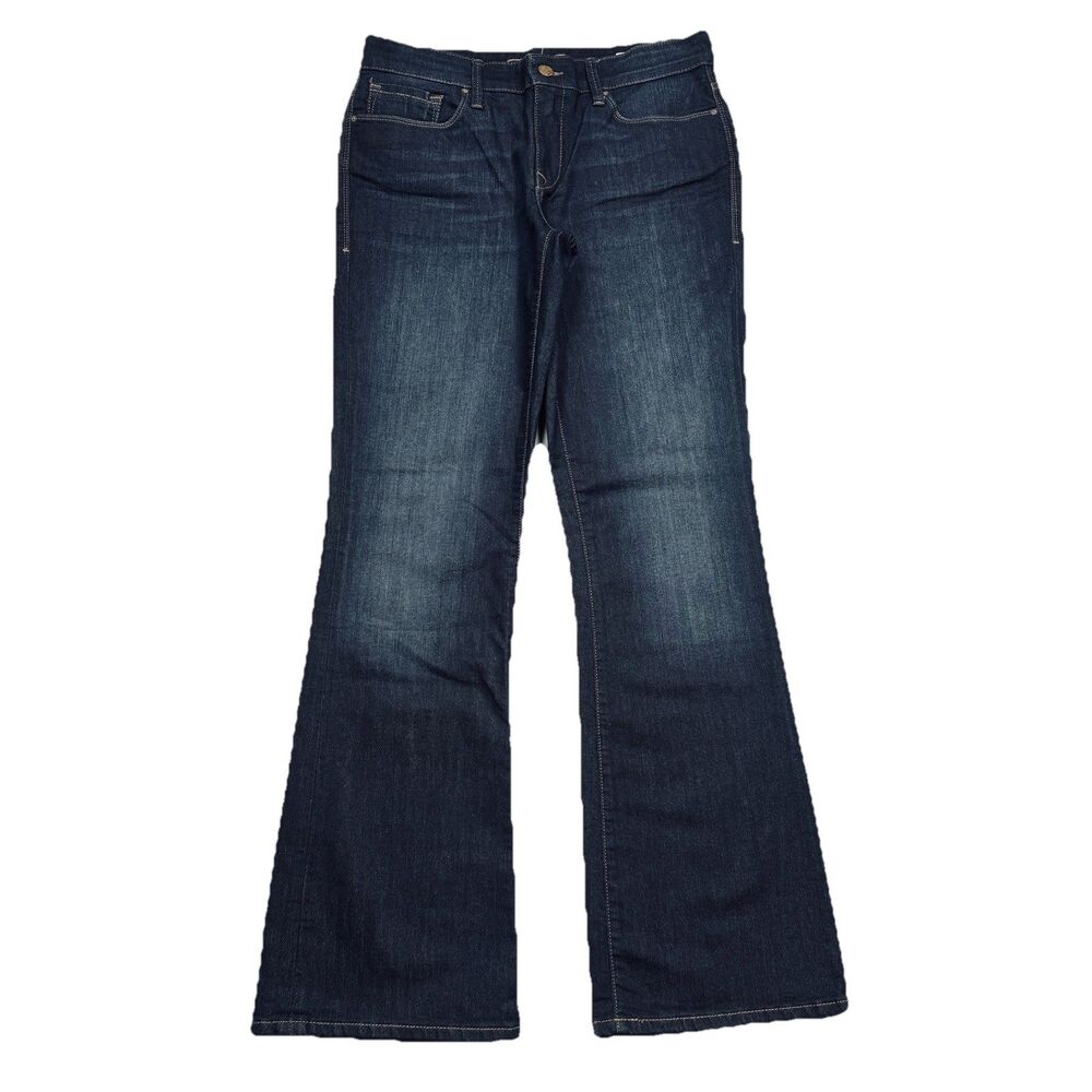 Mavi Molly Mid Rise Classic Bootcut Jeans 30 (29x30.5) Dark Blue Denim Womens - Picture 3 of 10